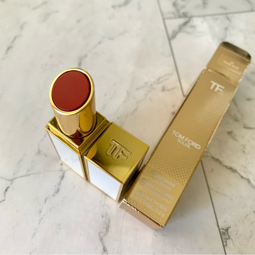 TOM FORD ~ ULTRA SHINE LIP COLOR # 34 ROSE IRISE 0.11 OZ  Full Size.